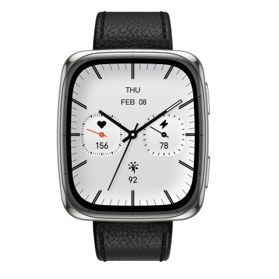 Часы Xiaomi Amazfit Active 2 Square (A2440) Black Leather